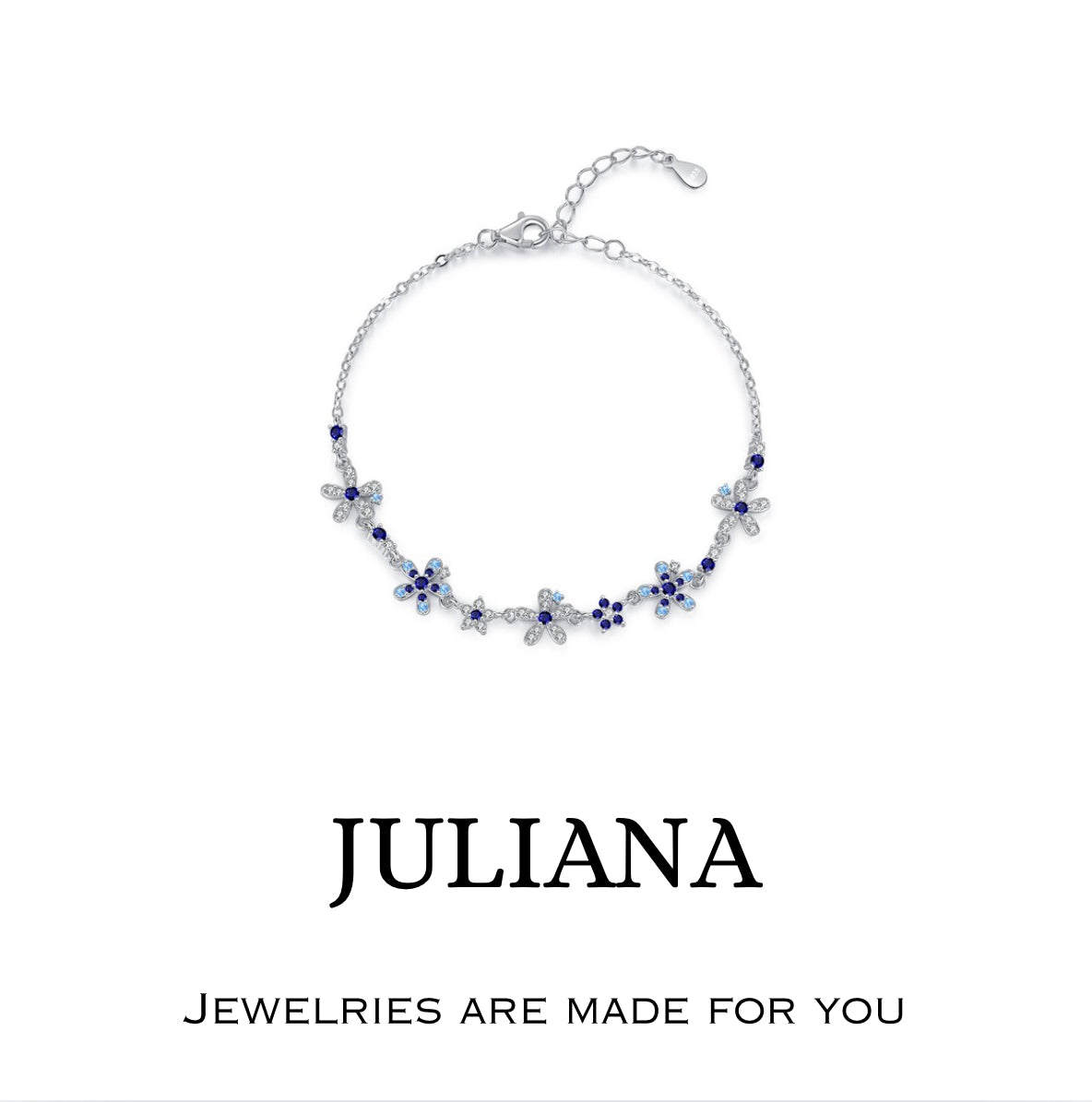 Flower إسوارة فضة