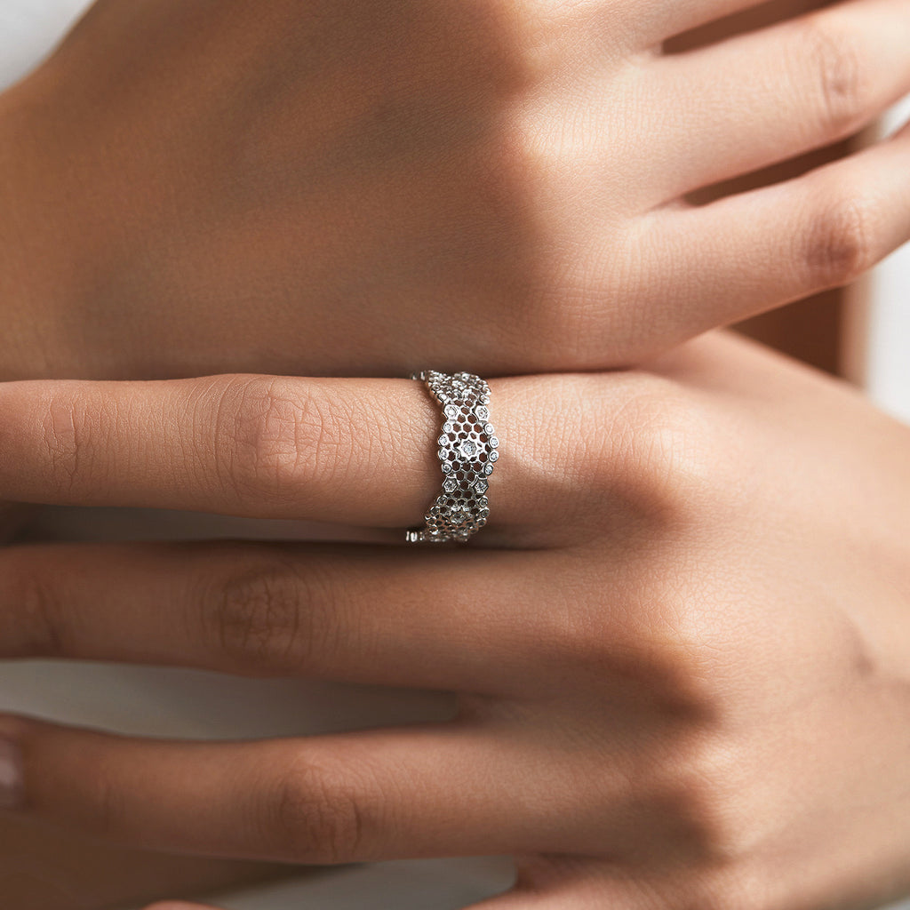 Céline خاتم فضة