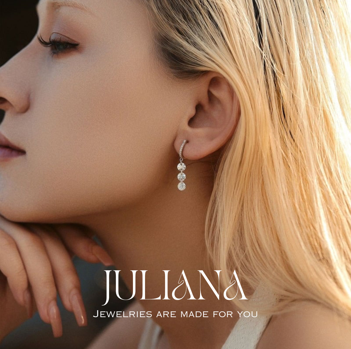 Petite Pearl حلق فضة