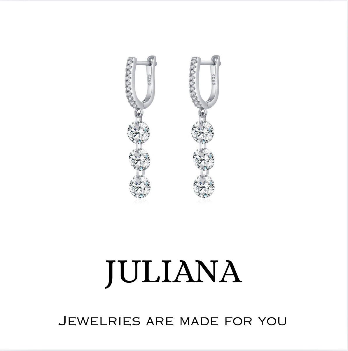 Petite Pearl حلق فضة